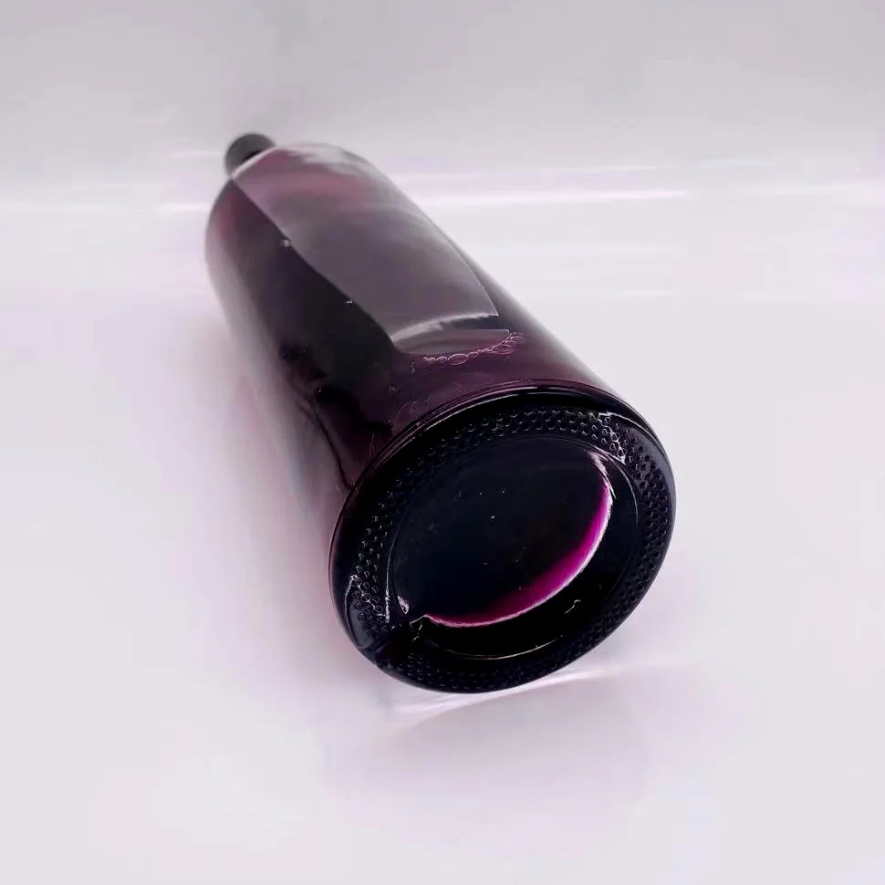 200ml 375ml 500ml 750ml Customized Long and Thin Clear Wine Glass Bottles