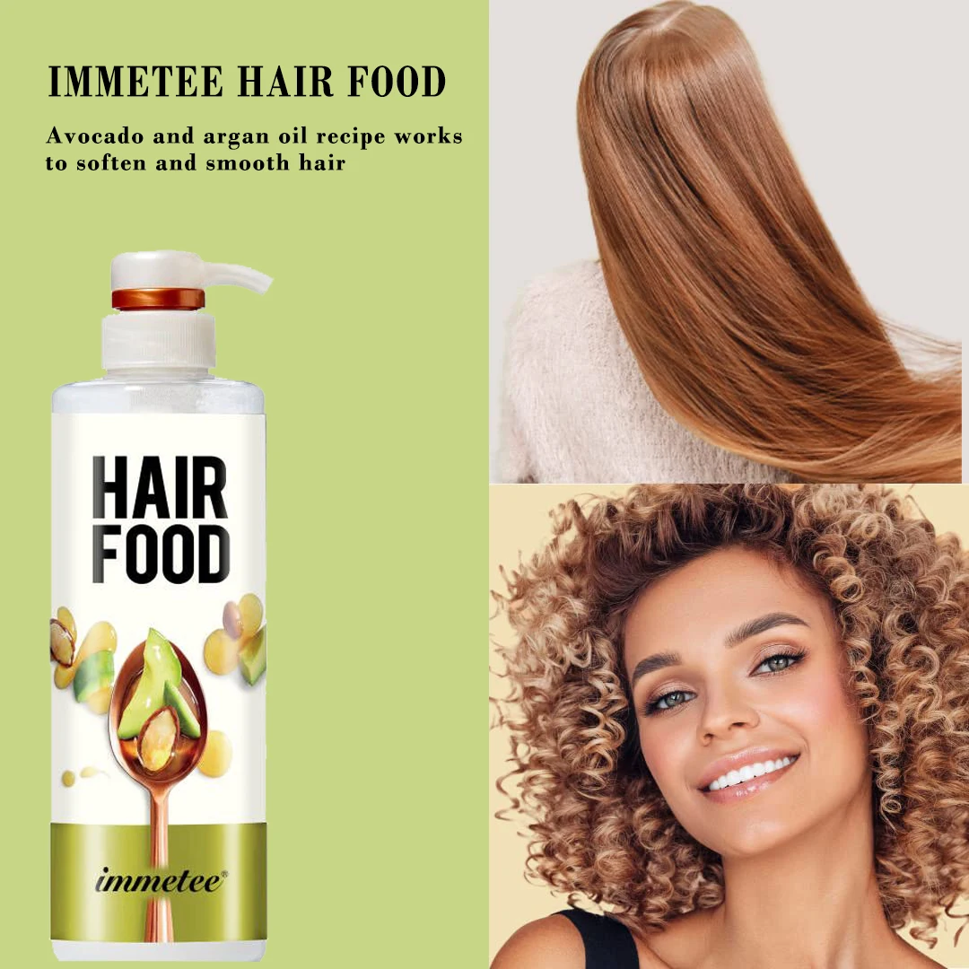 OEM/ODM Hair Conditioner Organic Avocado Argan Oil Nourishing Smooth Anti-Frizz Hair Food for african hair