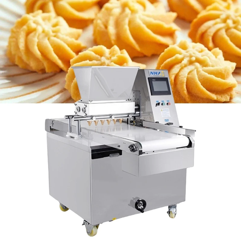 High speed efficiency cookie bakery line equipment cookie machine biscuit cookie depositor industrial biscuit maker line