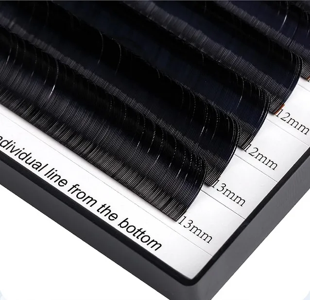 Volume Lash Extensions Supplies Dark Matte Cashmere Lash Trays Fluffy Cashmere 0.07 Eyelash Extensions