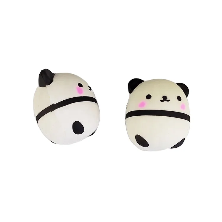 Wholesale Cheap Pu Toys Pu Bouncing Panda Egg Colorful Stress Ball Toys