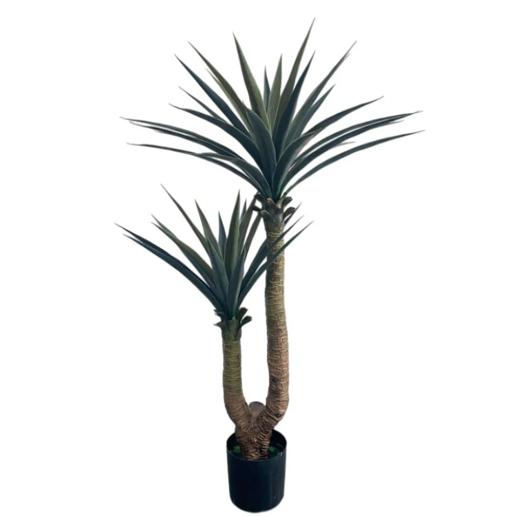 Хит продаж высокое качество искусственные растения агавы Sansevieria растение бонсай для наружного и внутреннего офиса зеленые орнамент