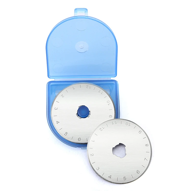 Factory Directly Durable Tool Steel SKS 7 45mm Rotary Cutter Blades fits OLFA DAFA for Quilting Scrapbooking Sewing