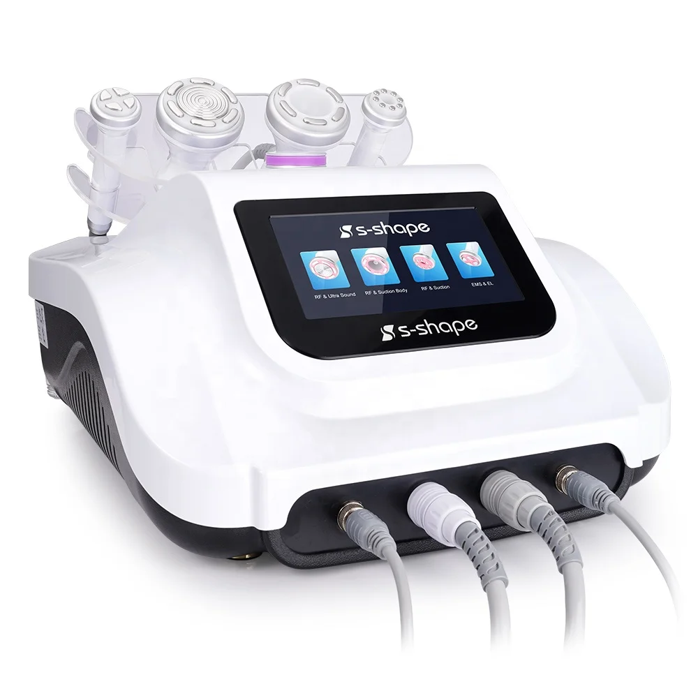 Factory Directly Sale Ultrasound 40K Cavitation RF Face EMS Vacuum Pump Suction Cup Ultra Cavitation Professional Machine
