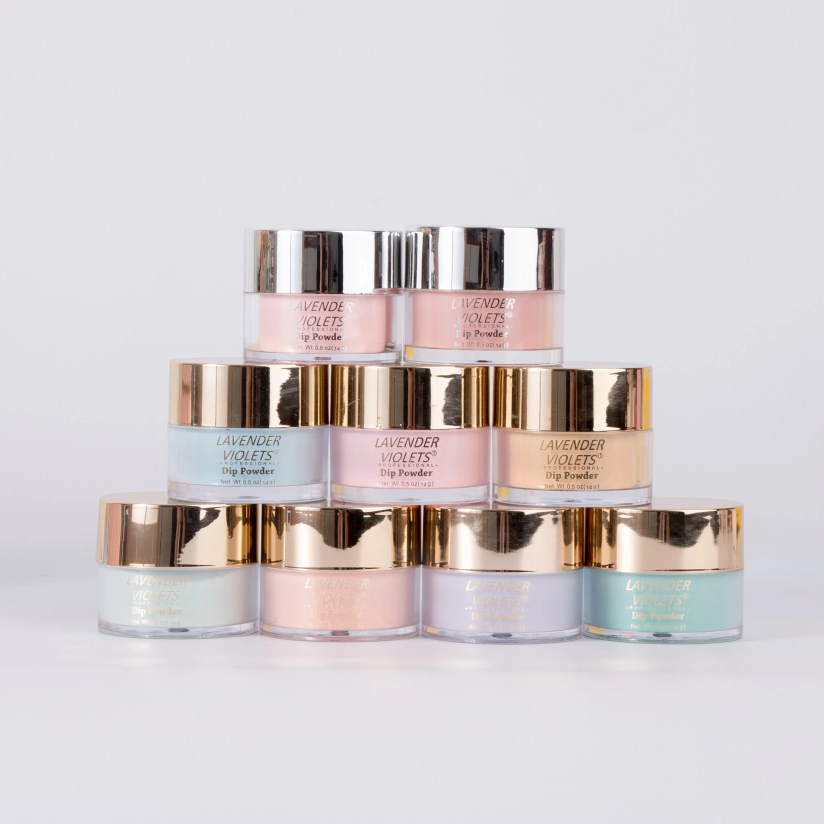 Custom Private Lable High quality  acrylic and dip 2in1used nail  powder Nail Dipping Powder Ice Cream Design