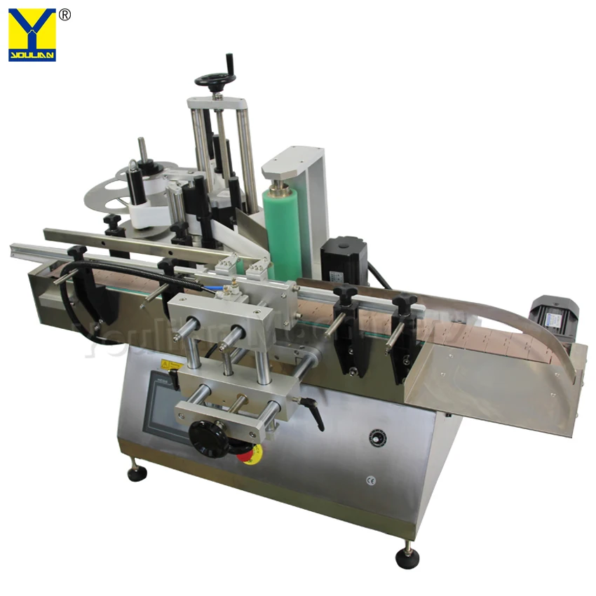 MT-180 автоматический настольный аппликатор для этикеток с круглыми бутылками