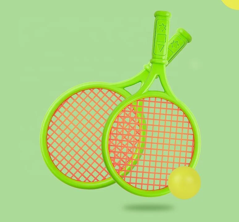 Outdoor Sport Game Plastic Tennis Racket Set for Kids