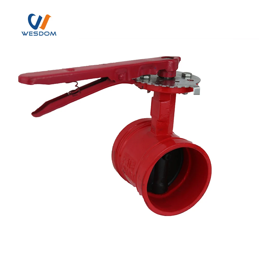 2024 DN50 DN80 DN100 DN150 Turbine grooved signal Butterfly Valve