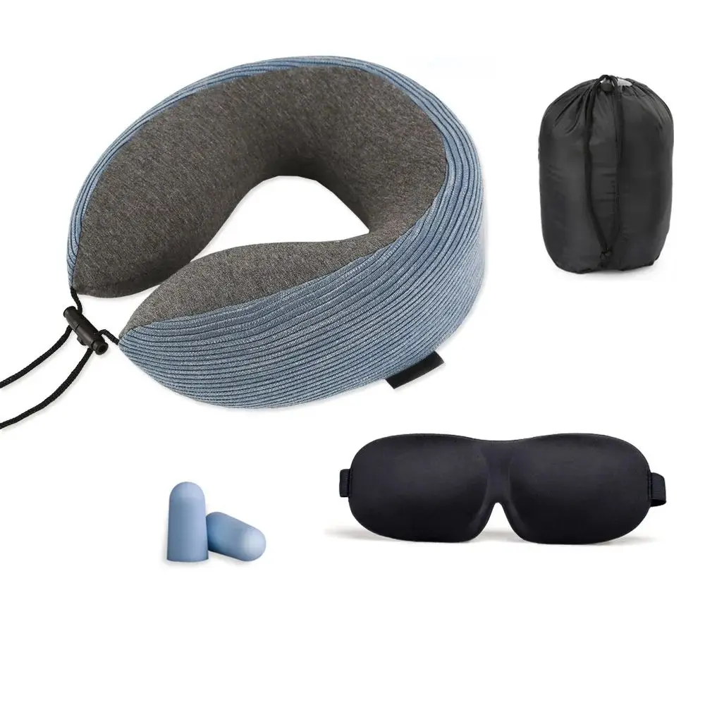 Custom Personalised U Shaped Soft Neck Support Rest Car Chair Headrest Cushion Memory Foam Travel Pillow