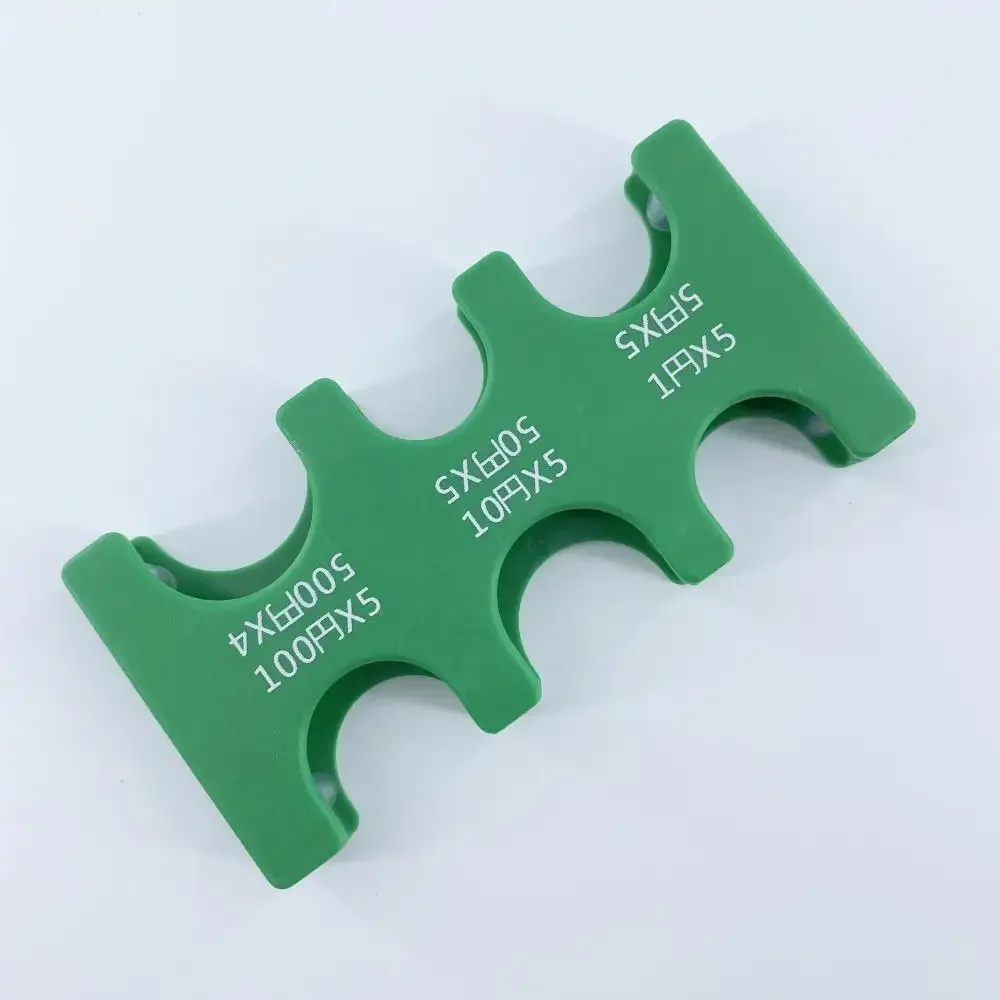 Hot selling Classic Japanese Coin Holder Card Case Organizer JPY Coin Organizer Plastic Coin Sorter Wallet for Daily Life