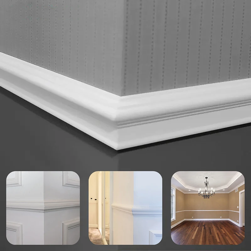 french wall decor mouldings wood trim moulding Wooden moldings white primer