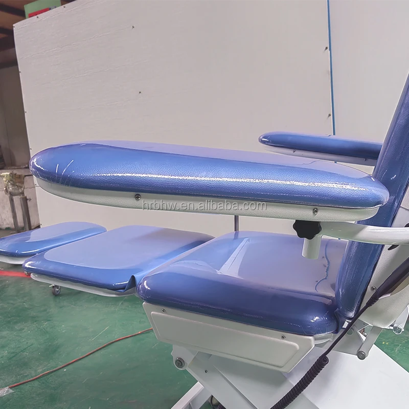 Cheap Price Four Section Electric Dialysis Recliner Chair with Cushion