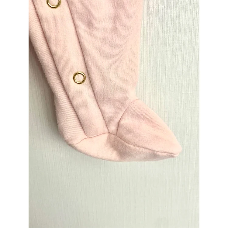 2024 new pure cotton baby Jumpsuit custom printed bow spring and autumn long sleeve neutral wind climbing suit