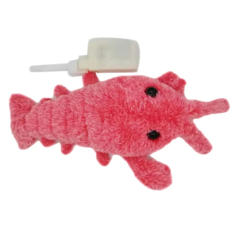 Usb Electric Moving lobster Catnip Dancing lobster Cat Toy Cat Flopping Kicker Simulation Interactive Floppy lobster