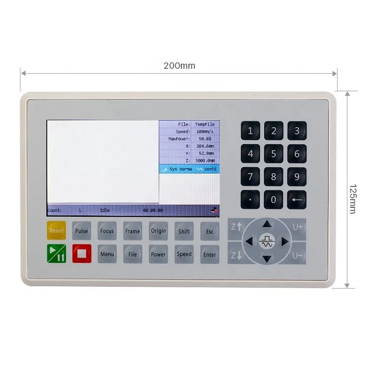 Ruida rdc6445g cnc dsp fiber co2 laser control system panel controller for co2 laser cutting machine