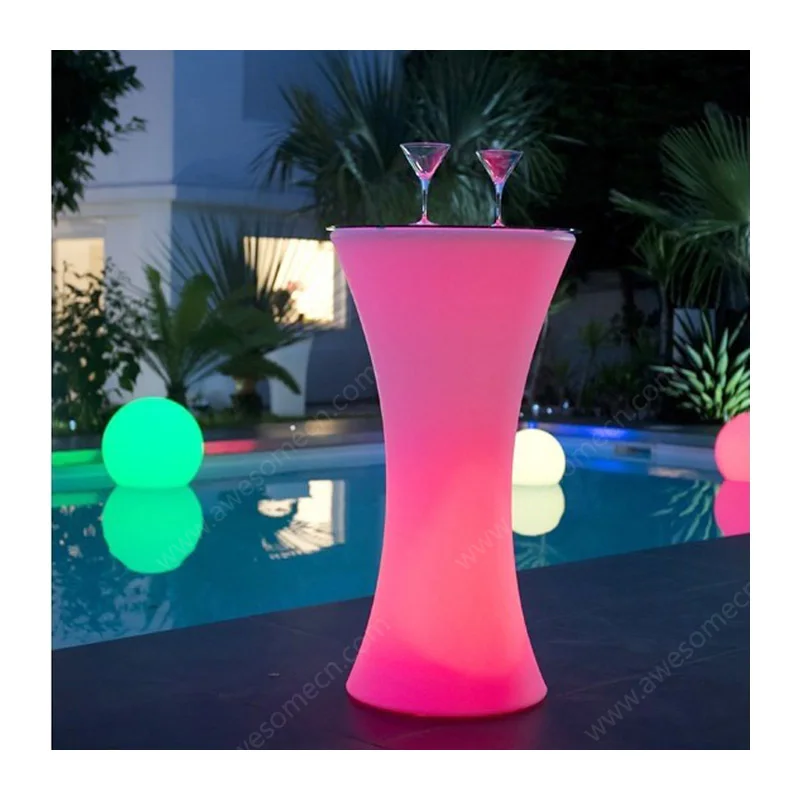 Светящийся коктейльный стол/светящаяся Мобильная Коктейльная барная стойка/светодиодный портативный бар (Tp110B)