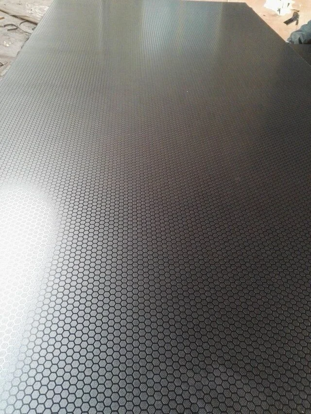 12mm hexa anti slip film faced plywood for vehicle flooring