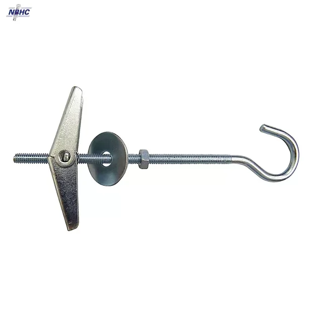NBHC017AN Good price Fastener carbon steel Fixings Spring Anchor Expansion  Toggle Bolt With C-Hook/Sheep Eye Hook