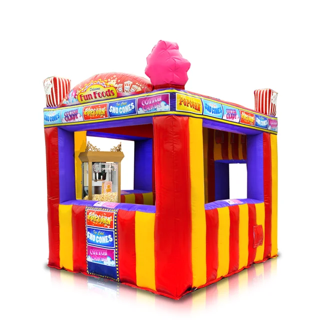 inflatable carnival food booth tent party fairy floss candy tent for sale,Inflatable Candy Booth House Tent