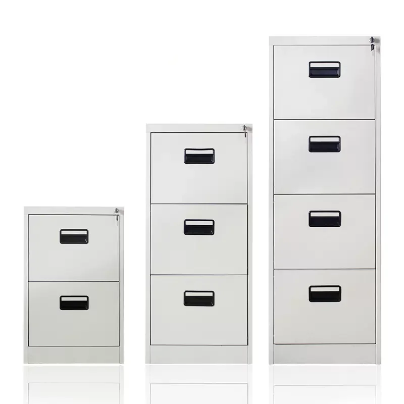 GD new 4 Drawer Cabinet Office Lockable Lateral Vertical Filing Drawers Storage Cheap With Safety Lock Steel file cabinet