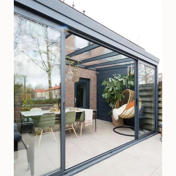 Chinese Supplier Aluminum Profile Sliding Doors Inside