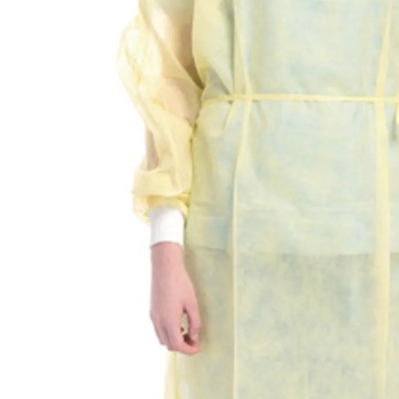 Шэньчжэнь Гуандун медицинские принадлежности защитный костюм одноразовый желтый изоляционный Халат