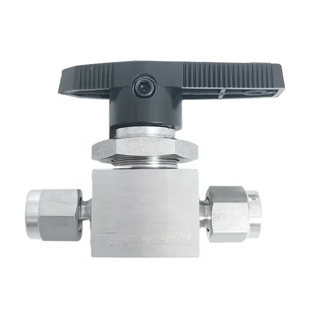 Stainless Steel 304 316 2205 Double Ferrule Ball Valve