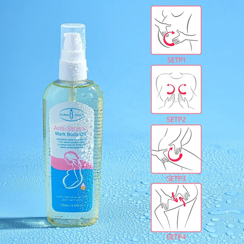 Private Label Stretch Mark Oil Essential Oil Effective Removal Scar Stretch Mark 100% Natural Stretch Mark Oil