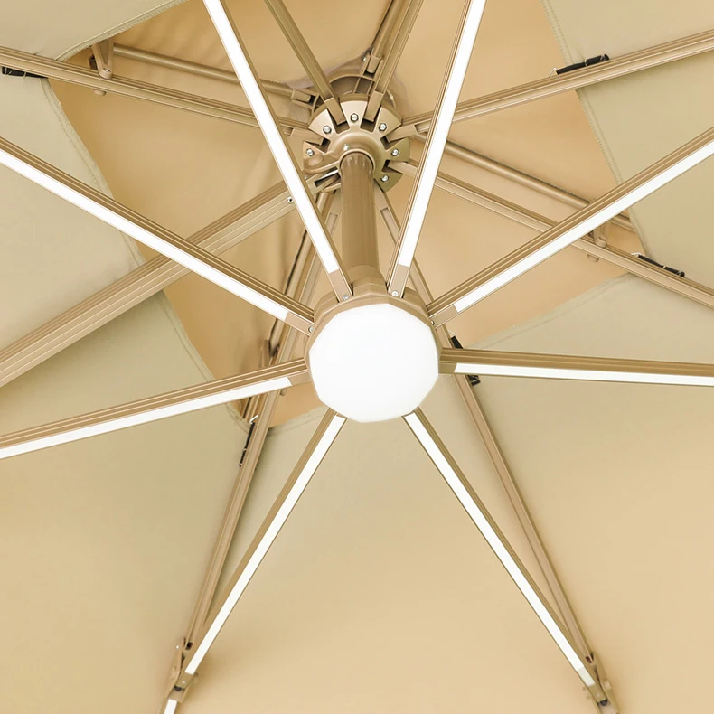 Садовый зонт для внутреннего дворика пляжный прямоугольный зонтик коммерческий консольный с солнечным светом