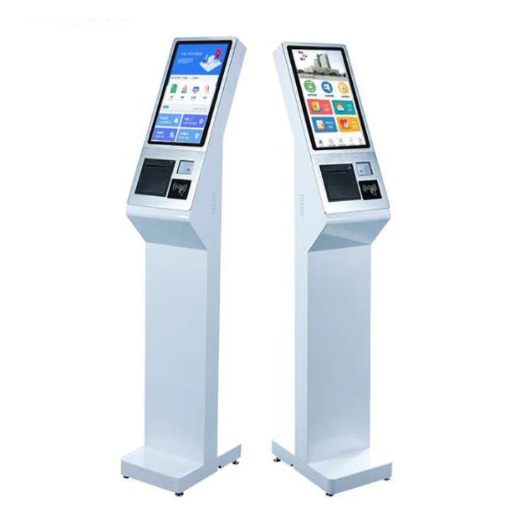 self-service intelligent queue system  bank /shopping hall /station ticket kiosk all in one touch screen kiosk