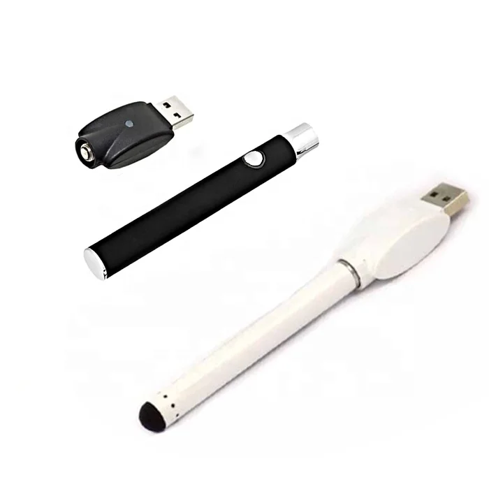  350mAh Rechargeable CBD Vape Pen Battery 510 Thread Preheating button vape