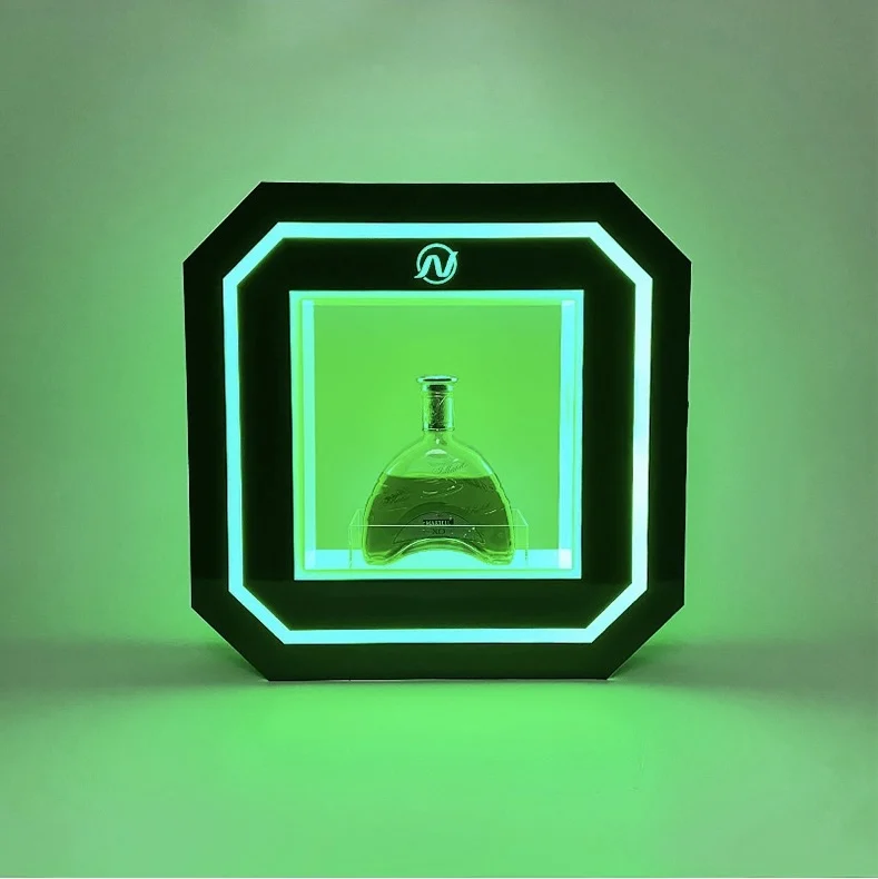 Party Supplies Bar Rechargeable VIP Display XO Hennessy Champagne Stand Rack LED GIFT BOX Bottle Presenter