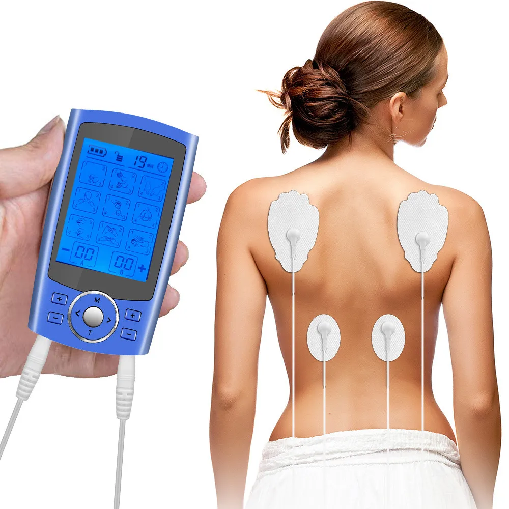 New product 24 modes tens ems physiotherapy pulse acupuncture body massager patch muscle massage instrument