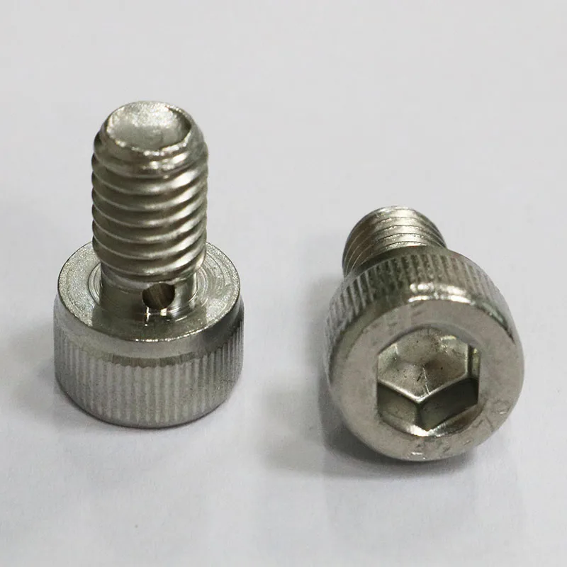 DIN912 Hexagon Allen Socket Screw Cup Head Cylindrical Knurled  Head Through Hole Thread Plastic Insulating Bolt