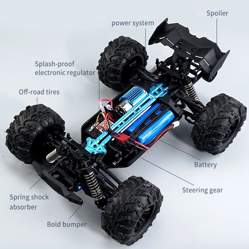 wholesale 2.4g 1:16 scale rc cars for children kids hobby grade electric radio remote control off road climbing wall toy