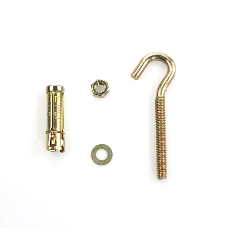 AOJIA Hot sales factory price rawl Bolt With Hook High Hardness 3/4PCS rawl bolt with Eye Shield Anchor With HooK