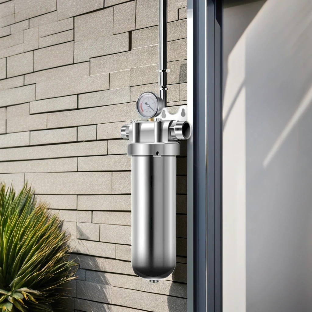 Manufacturer 10 Tons of Large Flow Stainless Steel Water Prefilter Household drink tap well Outdoor water filters water purifier