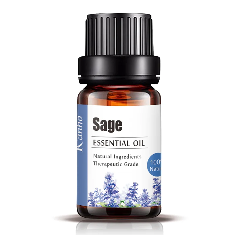 OEM/ODM Aceites 10ml sage oil manufacturers private label massage organic essential oil for aromatherapy and skin care