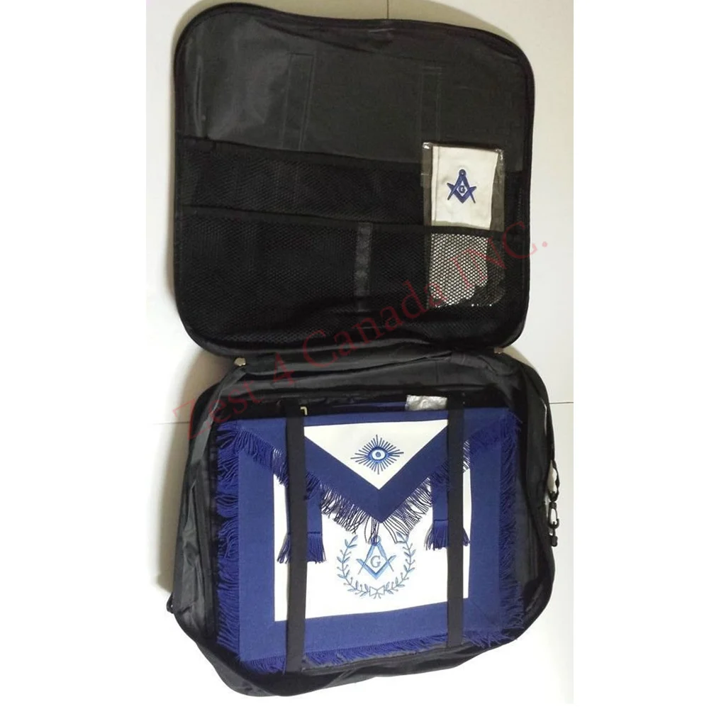 
Masonic Regalia WMMM Soft Apron Case Masonic Regalia Master Mason MM/WM Apron/Collar Leather Case 