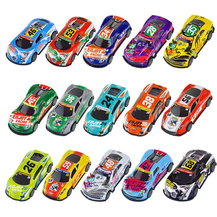 Manufacturer Supplier Kids Mini Metal Sliding Toy Car Racing Pull Back Die Cast Mini Metal Car Model