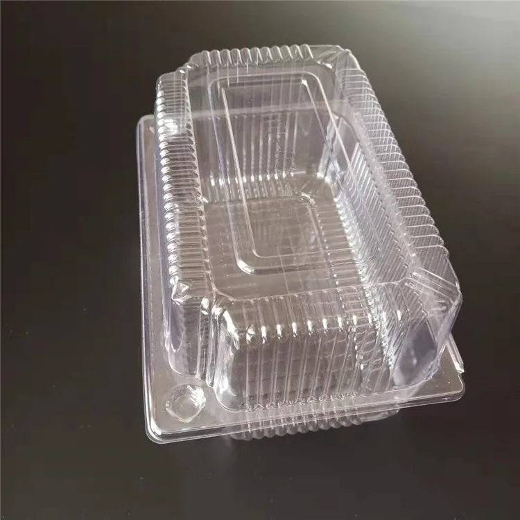 Disposable Transparent Clear PET vegetable Plastic packaging Box
