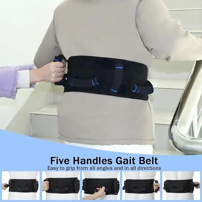 Medical Nursing Safety Patient Assist Gait Belts Transfer Belt with Handles for Elderly Lift Belts