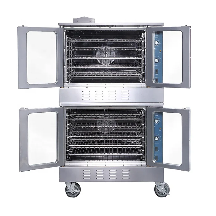  Газовая конвекционная печь в американском стиле (два слоя) новый стиль тостер для хлеба из нержавеющей стали