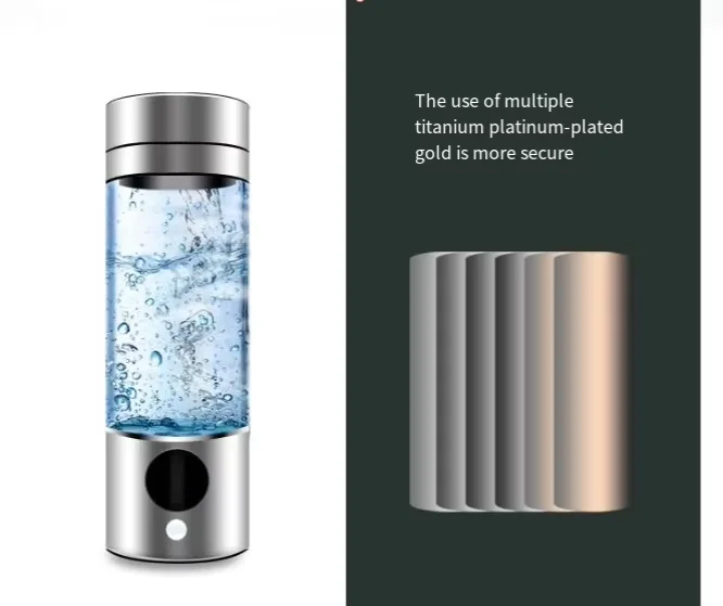DuPont membrane fourth generation membrane electrode hydrogen oxygen separation technology 280ml hydrogen water bottle