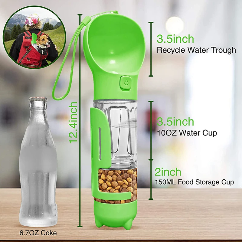  Outdoor Leak Proof Food Grade Travel Drinking Feeding Portable Pet Dog Water
