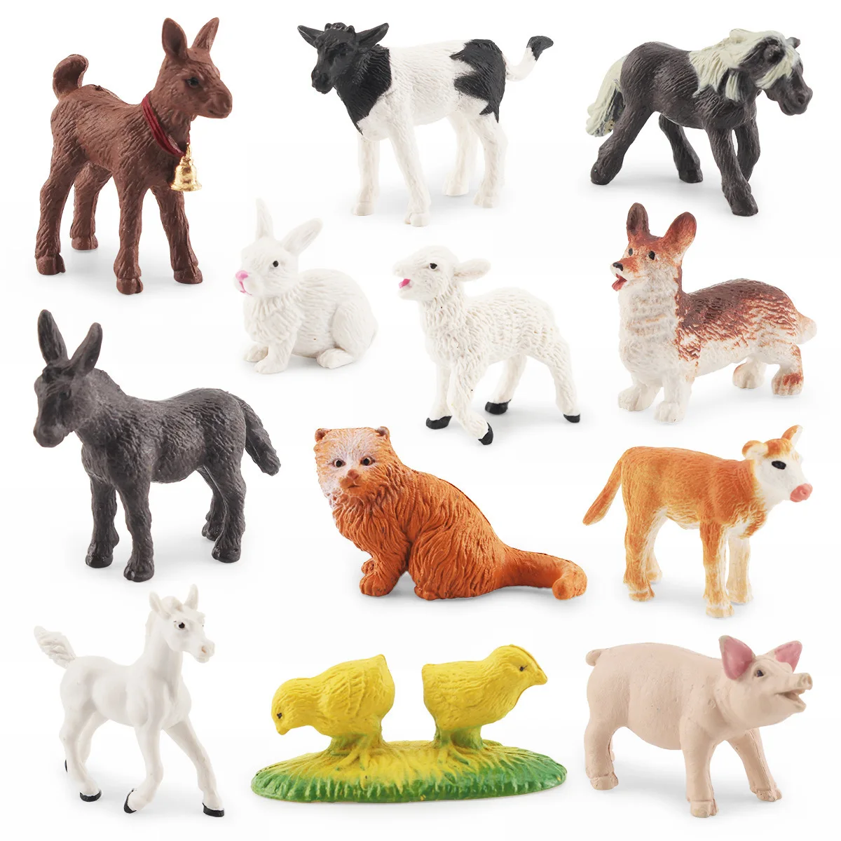 Solid Wildlife Marine Life Ranch Animal Set Simulation Model Decoration Toy