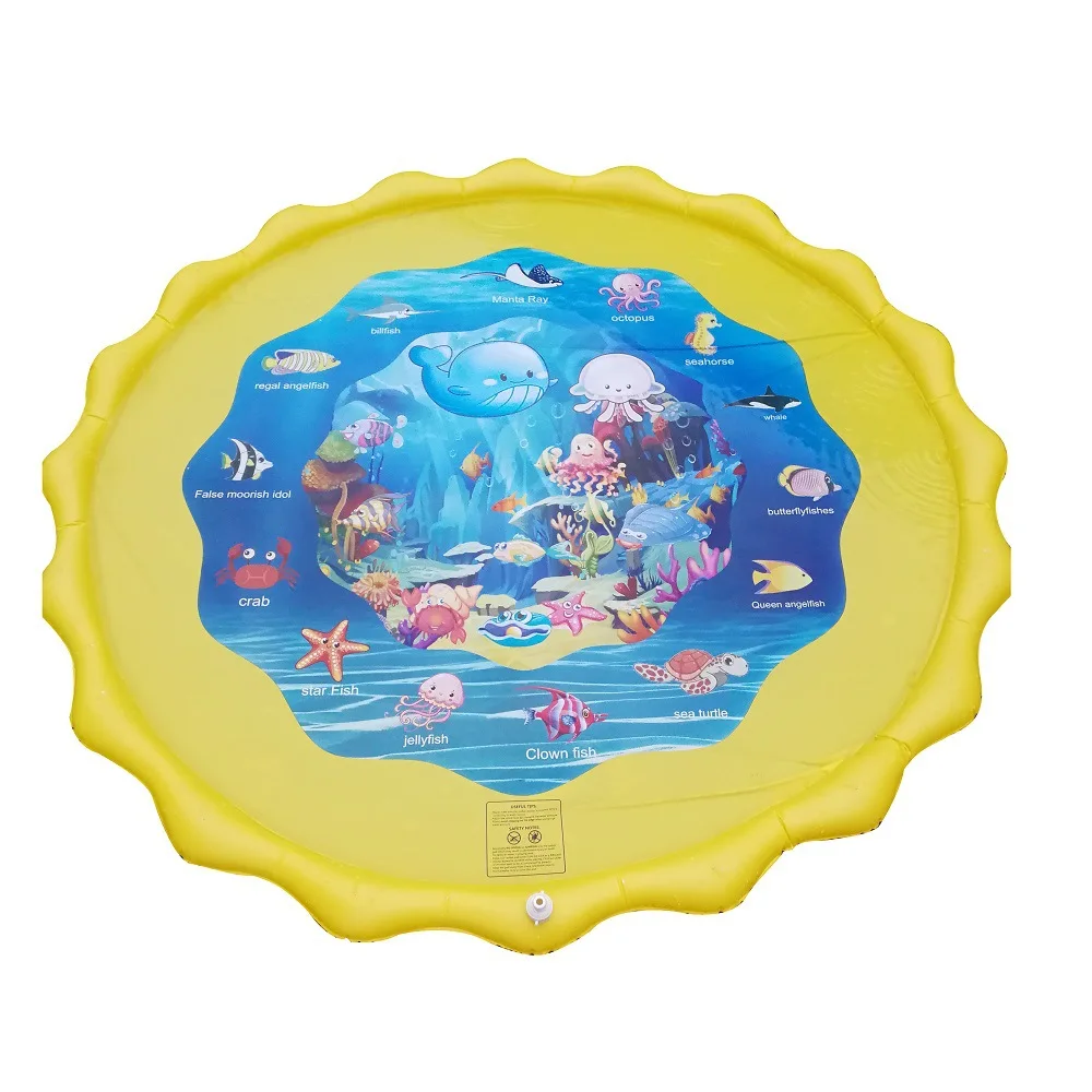 Дропшиппинг, летние детские игровые коврики для игр, пляжные коврики, надувная водяная подушка для газона, игрушки для бассейна