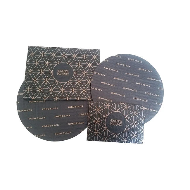 
3ply 5ply 7ply 9ply customized chocolate paper cushion pad food grade wrapping paper packaging for hamburger cake cookie candy 