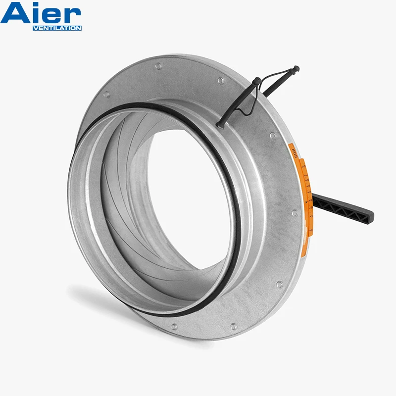 Wholesale Customized Adjustable Iris Damper air volume control damper for round duct