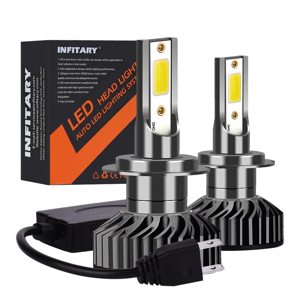 RU Free Shipping infitary motorcycle h7 classic automobile car bike brightest Automotive DRL h4 led light working headlight bulb